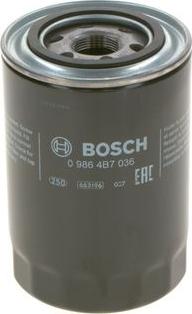 BOSCH 0 986 4B7 036 - Eļļas filtrs ps1.lv