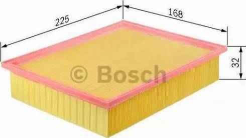 BOSCH 0 986 B02 300 - Gaisa filtrs ps1.lv