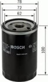 BOSCH 0 986 627 648 - Eļļas filtrs ps1.lv