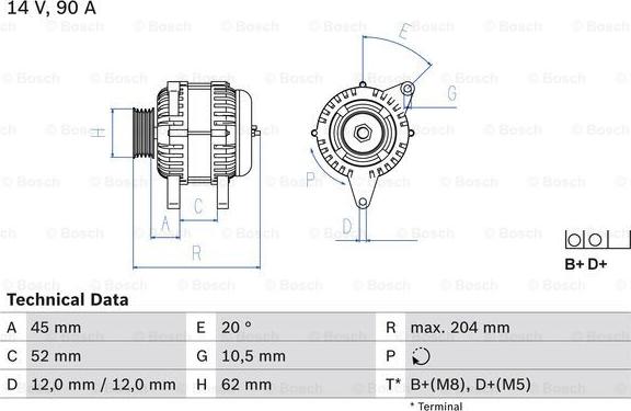 BOSCH 0 986 049 610 - Ģenerators ps1.lv