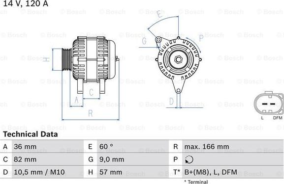 BOSCH 0 986 044 320 - Ģenerators ps1.lv