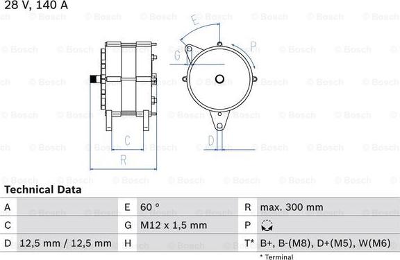 BOSCH 0 986 045 990 - Ģenerators ps1.lv