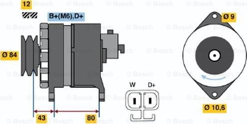 BOSCH 9 120 334 635 - Ģenerators ps1.lv