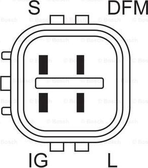 BOSCH 0 986 046 110 - Ģenerators ps1.lv