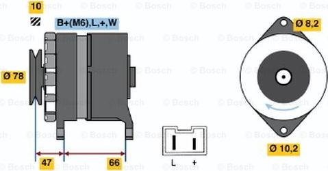 BOSCH 0 986 040 051 - Ģenerators ps1.lv