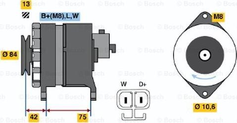 BOSCH 0 986 041 791 - Ģenerators ps1.lv