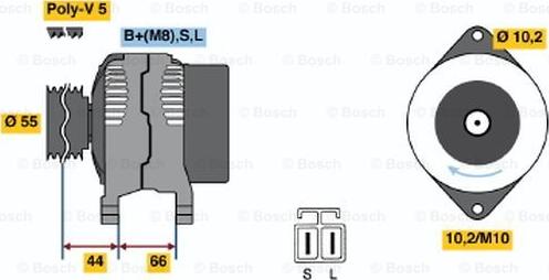 BOSCH 0 986 042 921 - Ģenerators ps1.lv