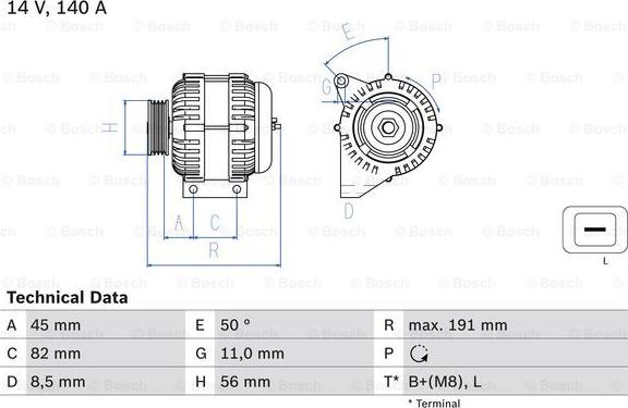 BOSCH 0 986 042 840 - Ģenerators ps1.lv