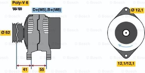 BOSCH 0 986 047 771 - Ģenerators ps1.lv