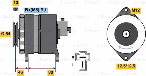 BOSCH 0 986 080 160 - Ģenerators ps1.lv