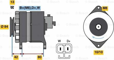 BOSCH 0 986 081 240 - Ģenerators ps1.lv