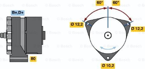 BOSCH 0 986 034 940 - Ģenerators ps1.lv