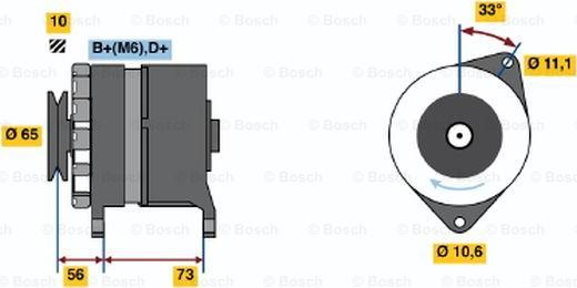 BOSCH 0 986 034 480 - Ģenerators ps1.lv