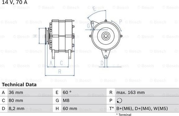 BOSCH 0 986 034 470 - Ģenerators ps1.lv