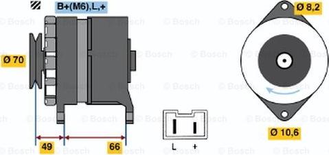 BOSCH 0 986 034 801 - Ģenerators ps1.lv