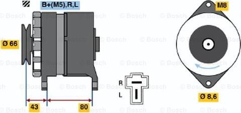 BOSCH 0 986 034 311 - Ģenerators ps1.lv