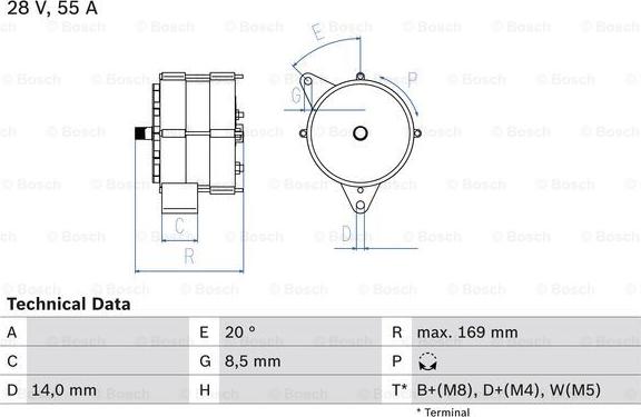 BOSCH 0 986 034 370 - Ģenerators ps1.lv