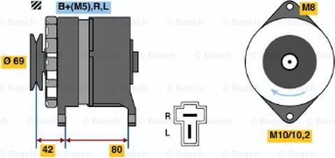 BOSCH 0 986 034 281 - Ģenerators ps1.lv