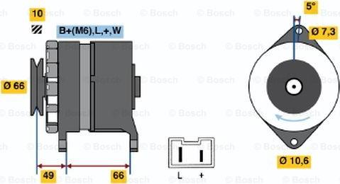 BOSCH 0 986 034 780 - Ģenerators ps1.lv