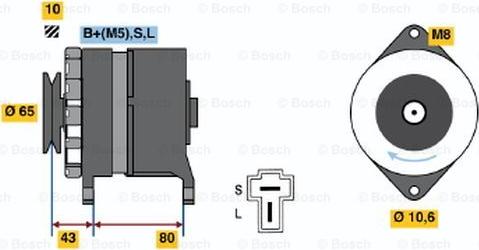 BOSCH 0 986 035 401 - Ģenerators ps1.lv