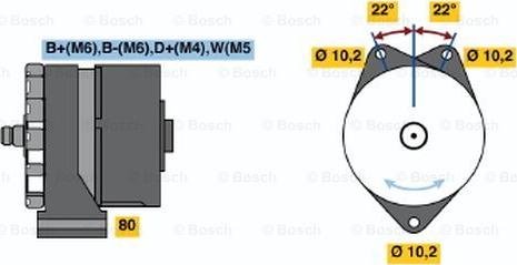 BOSCH 0 986 035 620 - Ģenerators ps1.lv