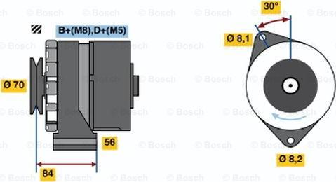 BOSCH 0 986 035 841 - Ģenerators ps1.lv