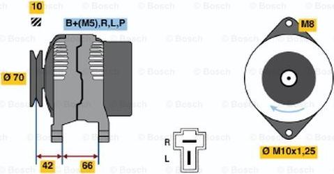 BOSCH 0 986 035 791 - Ģenerators ps1.lv