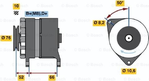 BOSCH 0 986 036 961 - Ģenerators ps1.lv