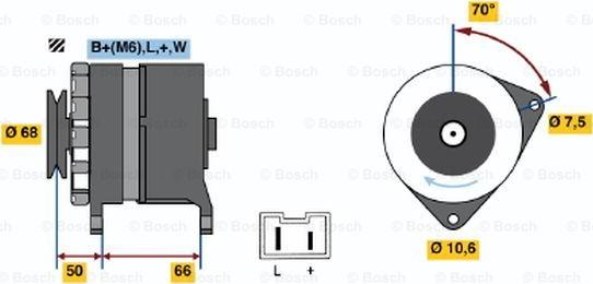 BOSCH 0 986 036 901 - Ģenerators ps1.lv