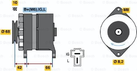 BOSCH 0 986 036 501 - Ģenerators ps1.lv