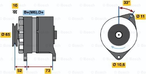 BOSCH 0 986 030 940 - Ģenerators ps1.lv