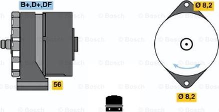 BOSCH 0 986 030 450 - Ģenerators ps1.lv