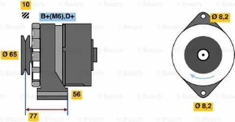 BOSCH 0 986 030 870 - Ģenerators ps1.lv