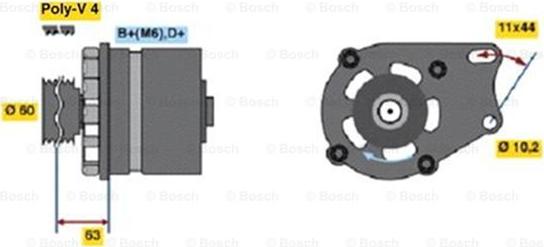 BOSCH 0 986 038 621 - Ģenerators ps1.lv