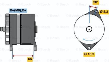 BOSCH 0 986 038 351 - Ģenerators ps1.lv