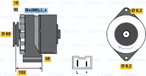 BOSCH 0 986 033 990 - Ģenerators ps1.lv