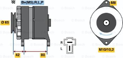 BOSCH 0 986 032 641 - Ģenerators ps1.lv