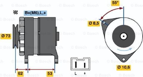 BOSCH 0 986 032 241 - Ģenerators ps1.lv