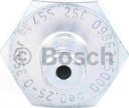 BOSCH 0 986 345 000 - Devējs, Eļļas spiediens ps1.lv