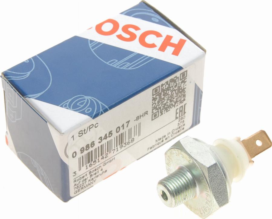 BOSCH 0 986 345 017 - Devējs, Eļļas spiediens ps1.lv