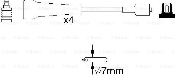 BOSCH 0 986 356 967 - Augstsprieguma vadu komplekts ps1.lv