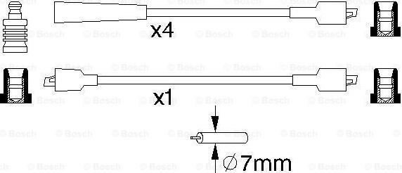 BOSCH 0 986 356 840 - Augstsprieguma vadu komplekts ps1.lv