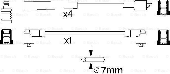 BOSCH 0 986 356 869 - Augstsprieguma vadu komplekts ps1.lv