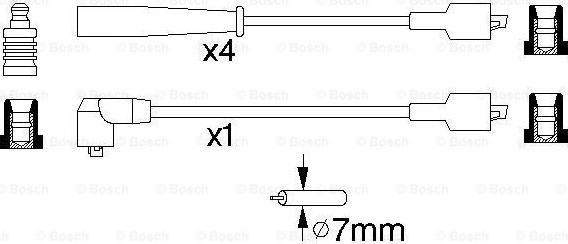 BOSCH 0 986 356 815 - Augstsprieguma vadu komplekts ps1.lv