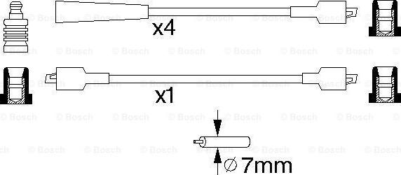 BOSCH 0 986 356 816 - Augstsprieguma vadu komplekts ps1.lv