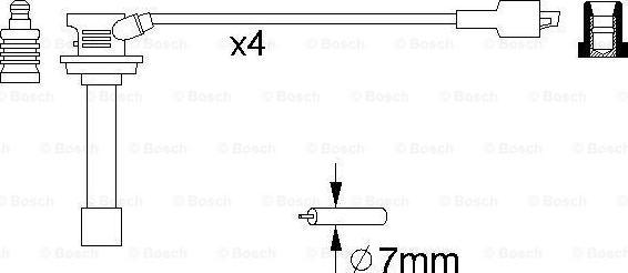 BOSCH 0 986 356 810 - Augstsprieguma vadu komplekts ps1.lv