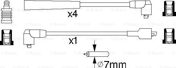 BOSCH 0 986 356 812 - Augstsprieguma vadu komplekts ps1.lv