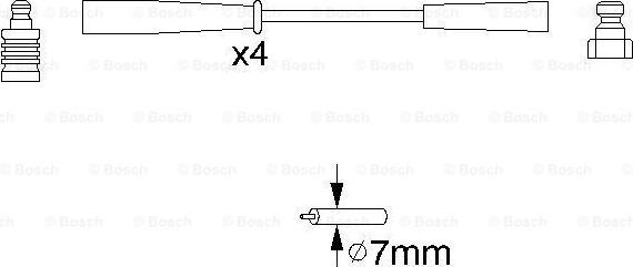 BOSCH 0 986 356 817 - Augstsprieguma vadu komplekts ps1.lv