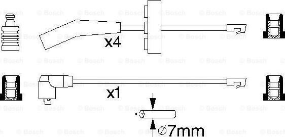 BOSCH 0 986 356 835 - Augstsprieguma vadu komplekts ps1.lv