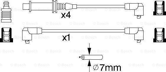 BOSCH 0 986 356 825 - Augstsprieguma vadu komplekts ps1.lv